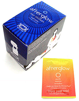 Afterglow Sex Toy Cleaning Wipes